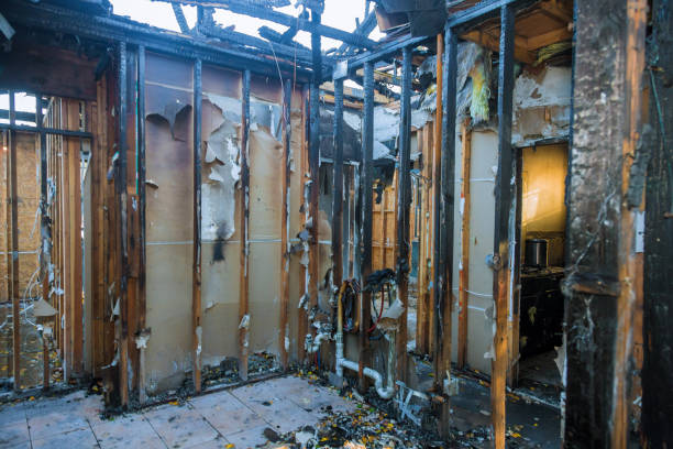 Professional Soot Removal technician working in Clayton, WI
